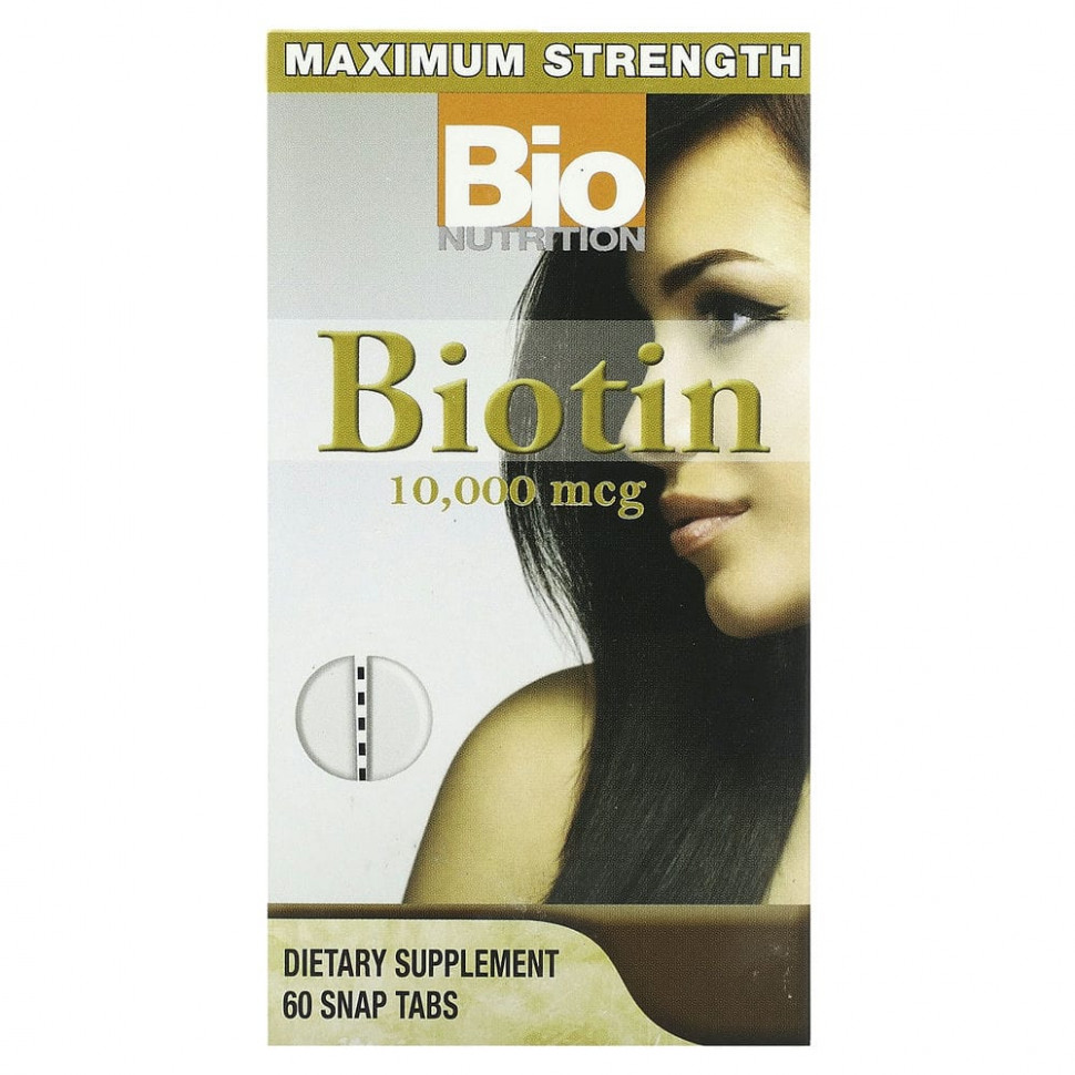 ���� ������ (Iherb) Bio Nutrition, ������, ������������ �������������, 10 000 ���, 60 ��������, ������ �� 2140 ���