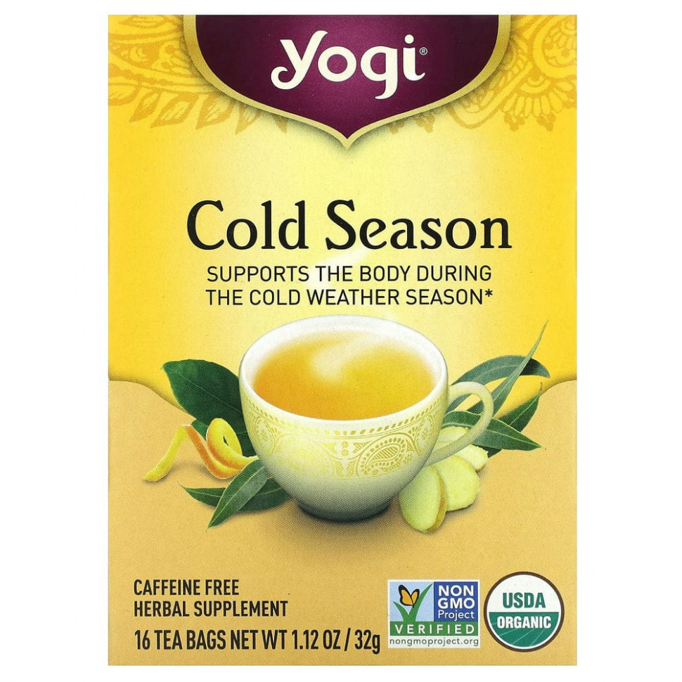   (Iherb) Yogi Tea, , Cold Season,  , 16  , 1.12  (32 )    -     , -, 