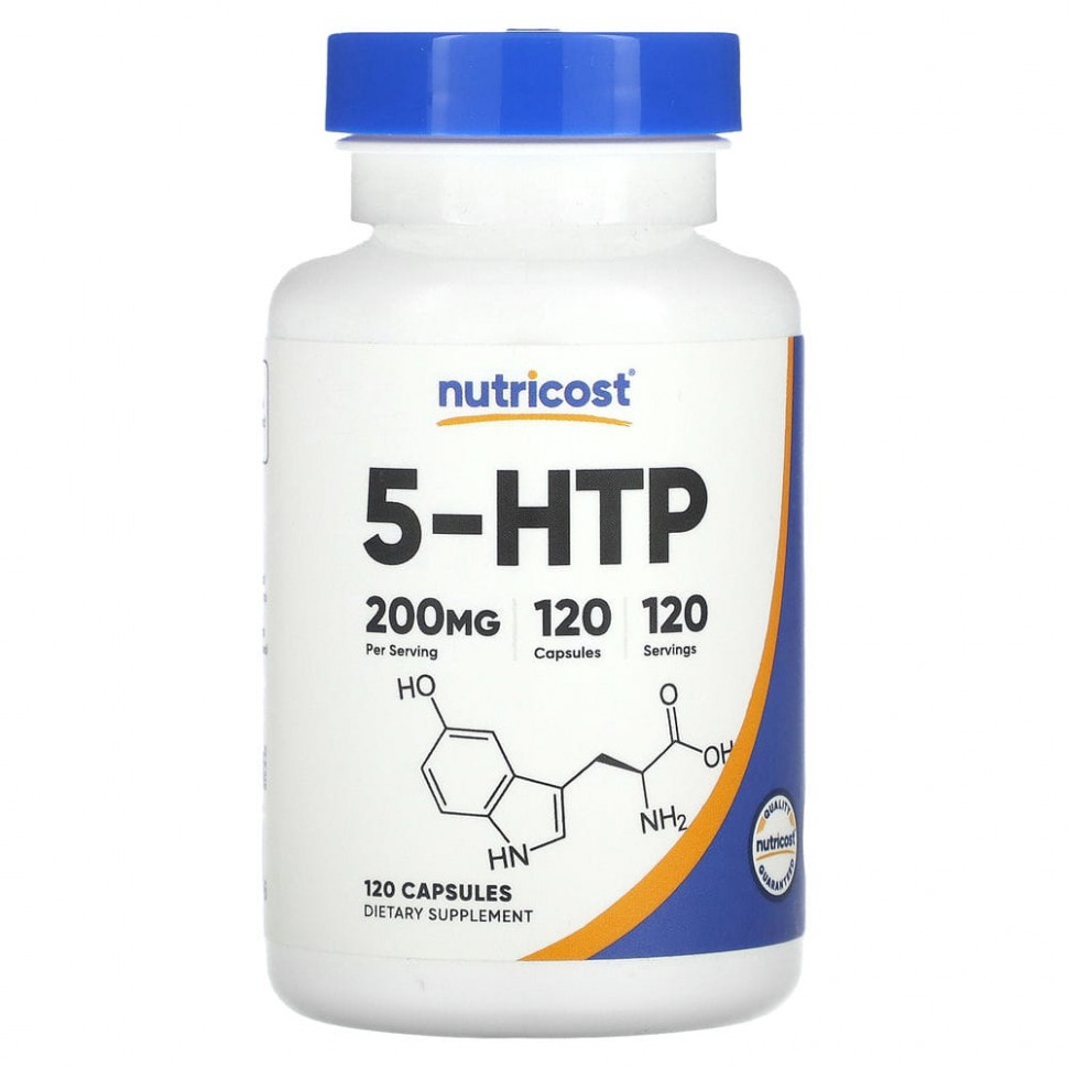   (Iherb) Nutricost, 5-HTP, 200 , 120     -     , -, 