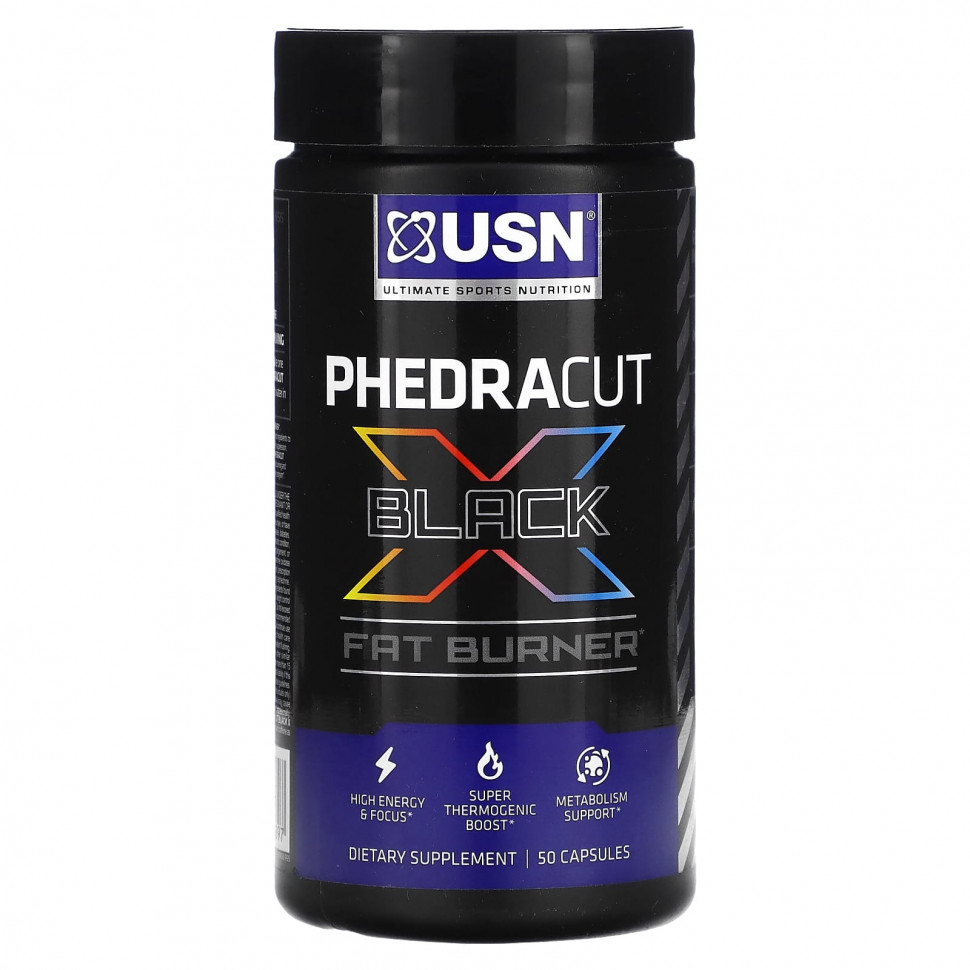   (Iherb) USN, Phedracut Black, , 50     -     , -, 