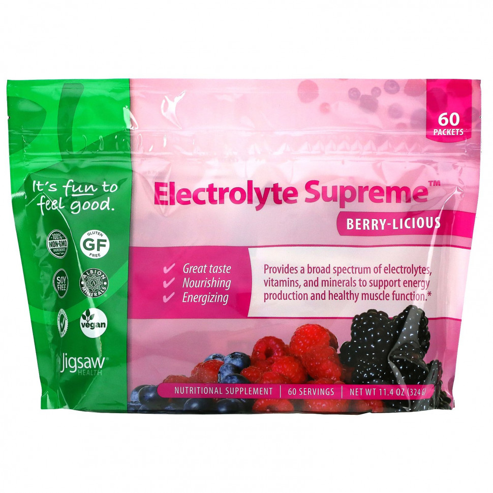   (Iherb) Jigsaw Health, Electrolyte Supreme,  , 60 , 11,4  (324 )    -     , -, 