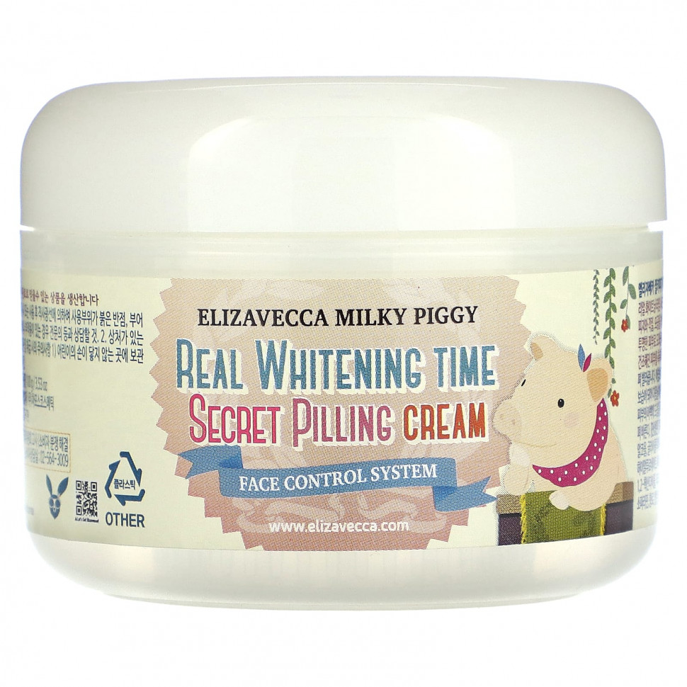   (Iherb) Elizavecca, Milky Piggy, Secret Pilling Cream,     , 100  (3,53 )    -     , -, 