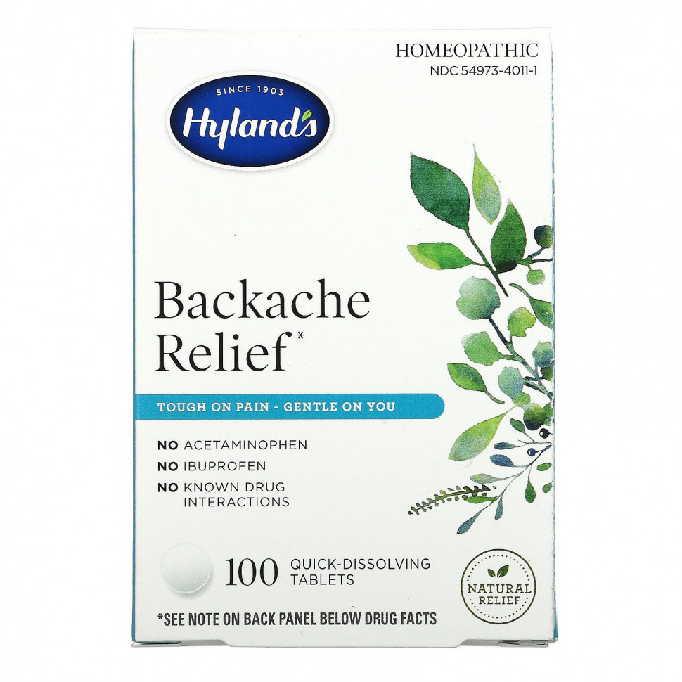 ���� ������ (Iherb) Hyland's, �������� �� ���� � �����, 100 ����������������� ��������, ������ �� 2710 ���