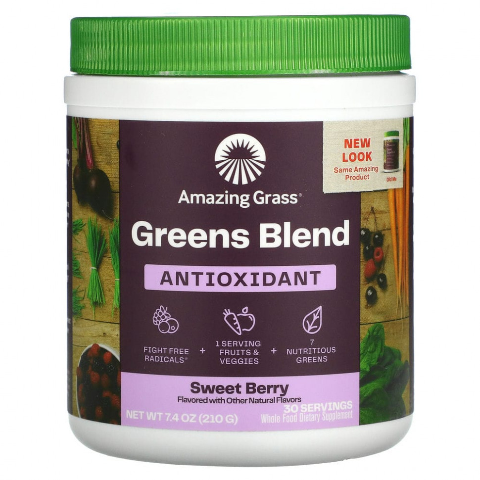 ���� ������ (Iherb) Amazing Grass, ������������ Green Superfood, ������� �����, 210 � (7,4 �����), ������ �� 5780 ���