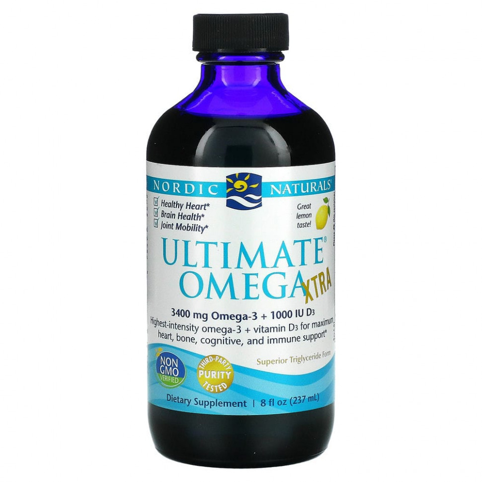   (Iherb) Nordic Naturals, Ultimate Omega Xtra, , 8   (237 )    -     , -, 