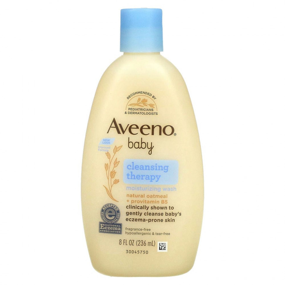   (Iherb) Aveeno, Baby,     Cleansing Therapy,  , 236  (8  )    -     , -, 