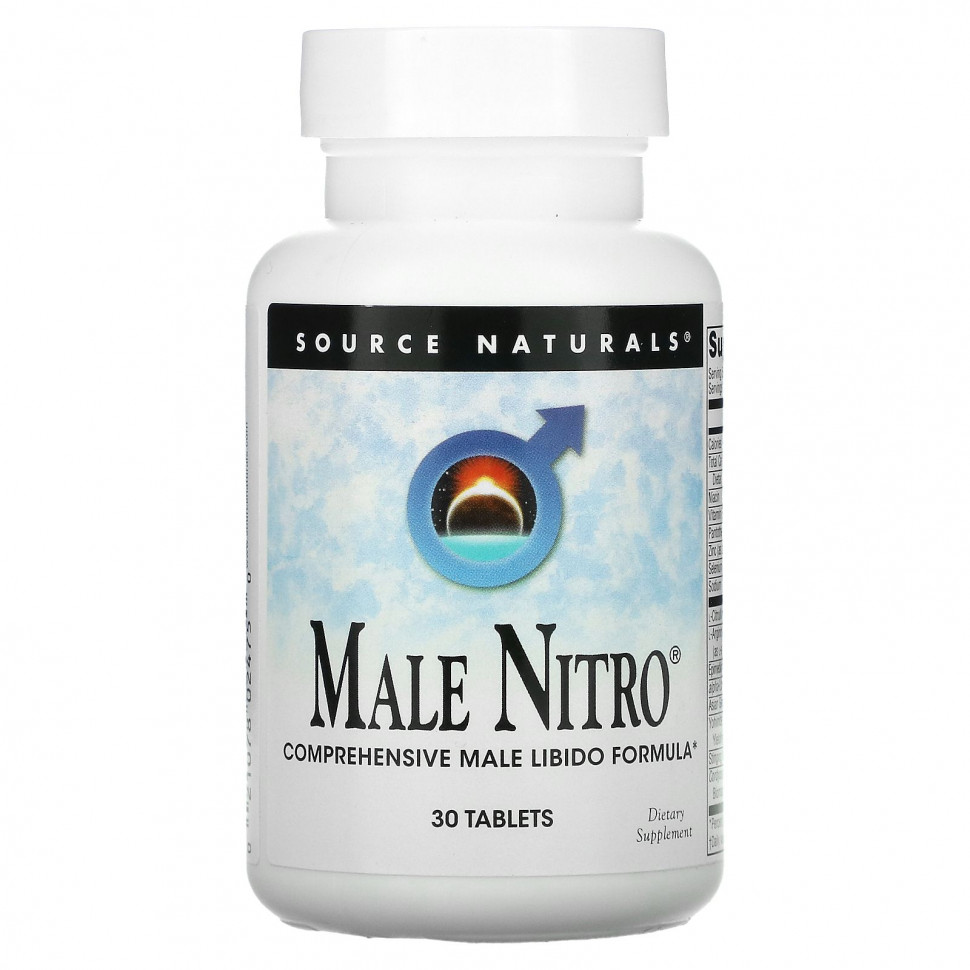 ���� ������ (Iherb) Source Naturals, Male Nitro, 30 ��������, ������ �� 2110 ���
