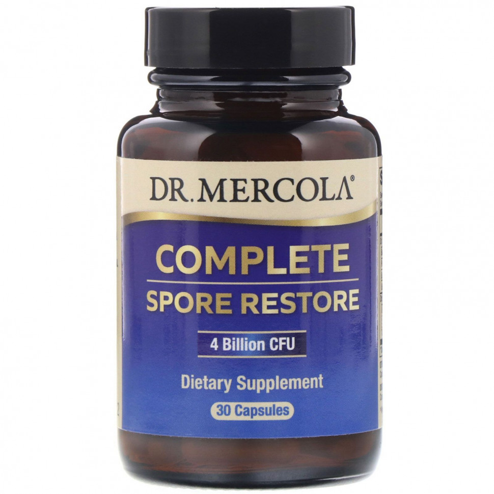   (Iherb) Dr. Mercola, Complete Spore Restore, 4  , 30     -     , -, 
