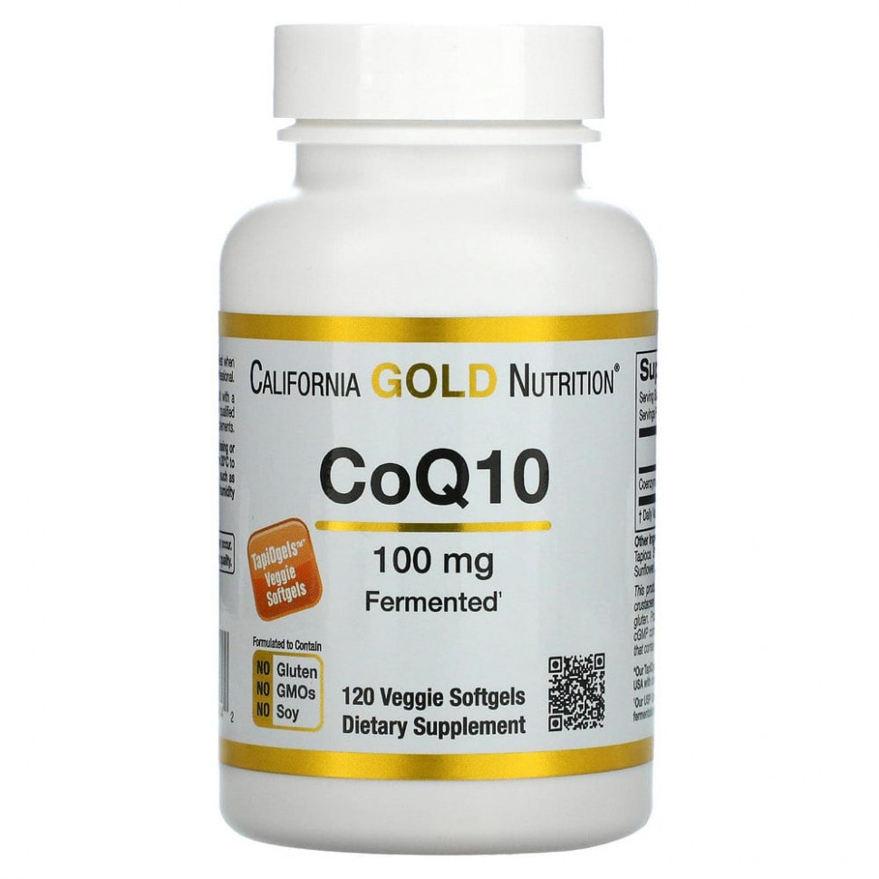   (Iherb) California Gold Nutrition,  Q10, 100 , 120      -     , -, 