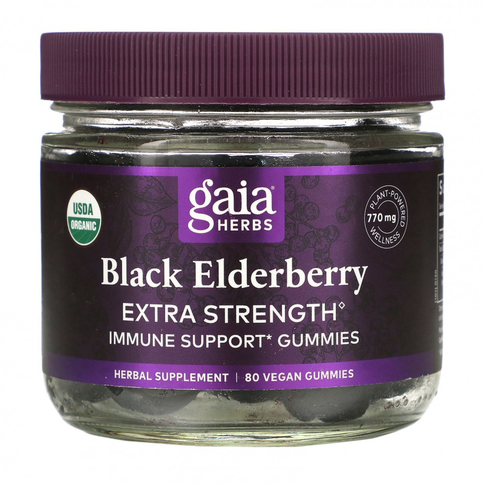 ���� ������ (Iherb) Gaia Herbs, ����������� ������� �� ������ ������ Extra Strength ��� ��������� ����������, 80 ��������� ����������� ������, ������ �� 4990 ���
