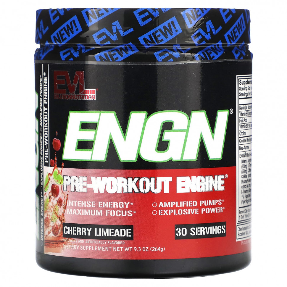   (Iherb) EVLution Nutrition, ENGN,  ,  , 264  (9,3 )    -     , -, 