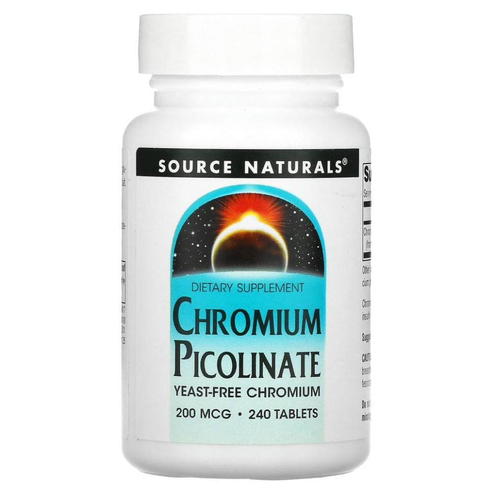 ���� ������ (Iherb) Source Naturals, ��������� �����, 200 ���, 240 ��������, ������ �� 2980 ���