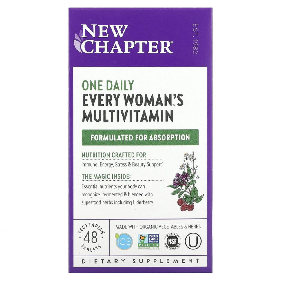 ���� ������ (Iherb) New Chapter, �������� Every Woman's One Daily Multi, 48 ��������, ������ �� 5560 ���