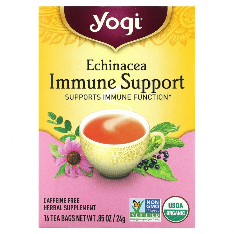   (Iherb) Yogi Tea, Immune Support  ,  , 16  , 24  (85 )    -     , -, 