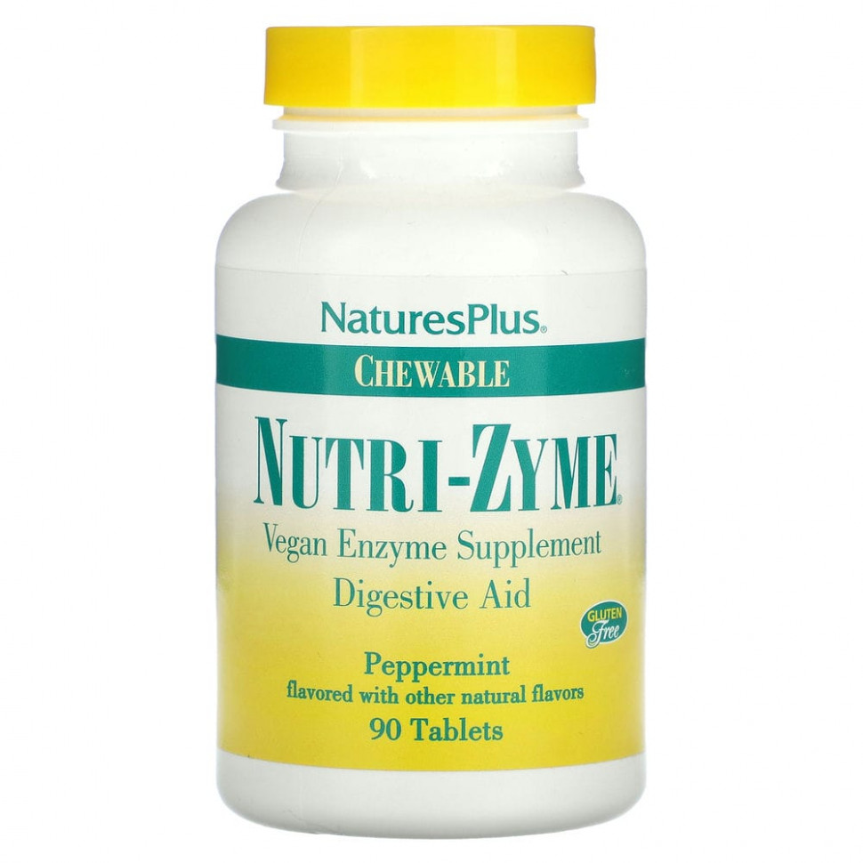   (Iherb) NaturesPlus,  Nutri-Zyme,  , 90     -     , -, 