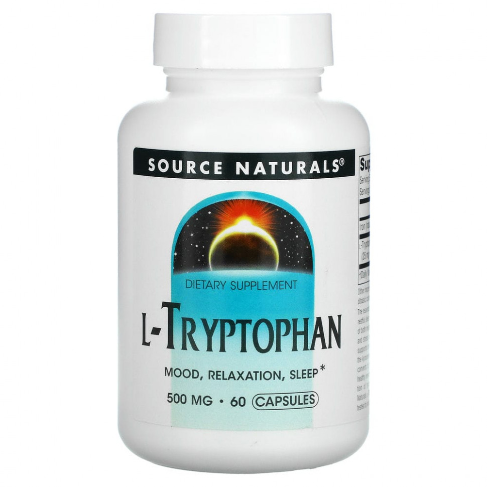 ���� ������ (Iherb) Source Naturals, L-���������, 500 ��, 60 ������, ������ �� 2560 ���