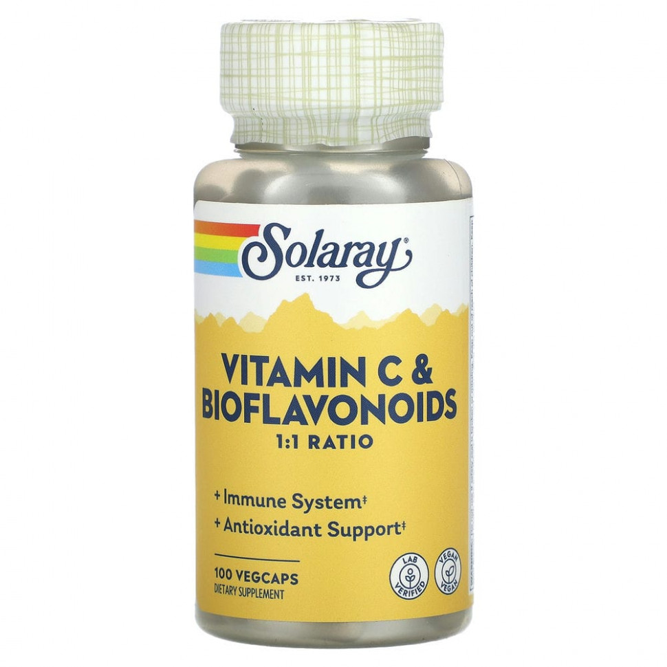   (Iherb) Solaray,  C  ,  1: 1, 100  ,   1270 