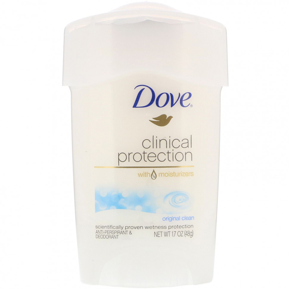   (Iherb) Dove, Clinical Protection, - Prescription Strength,  , 48     -     , -, 