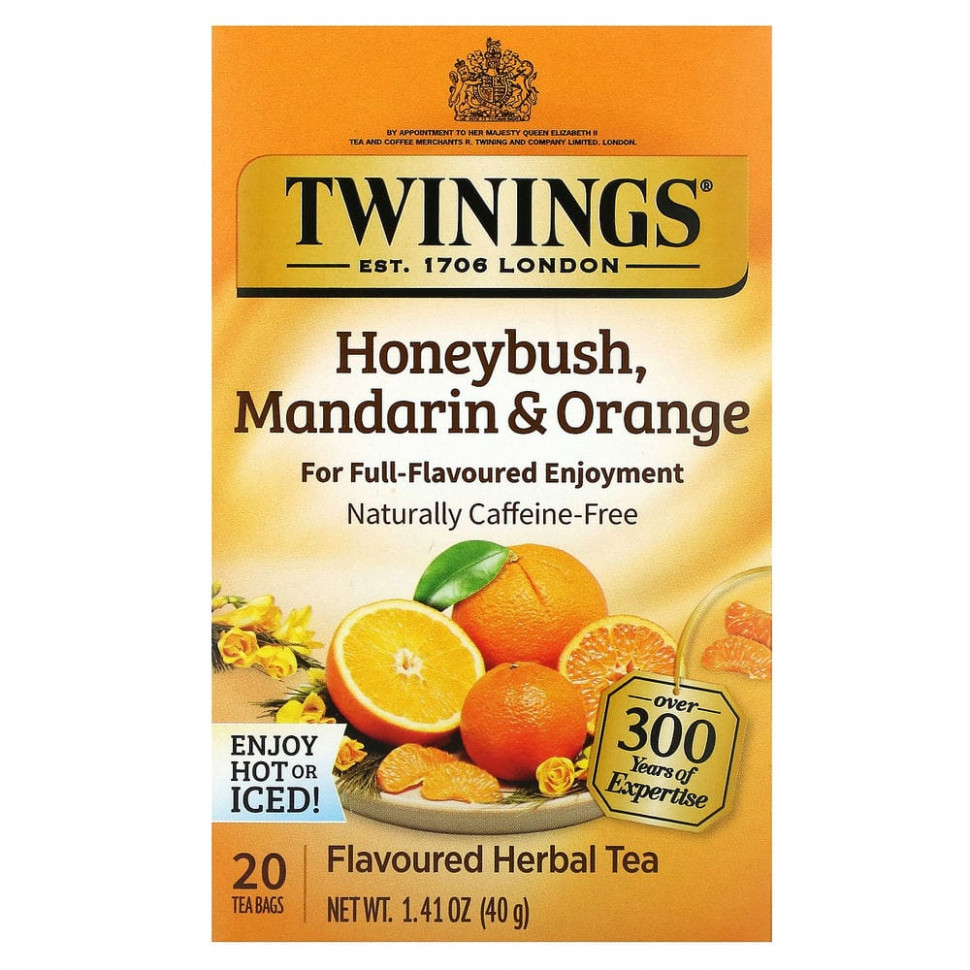 ���� ������ (Iherb) Twinings, �������� ���, �������, �������� � ��������, ��� �������, 20 ������ ��������� � �������������� ��������, 40 � (1,41 �����), ������ �� 1110 ���