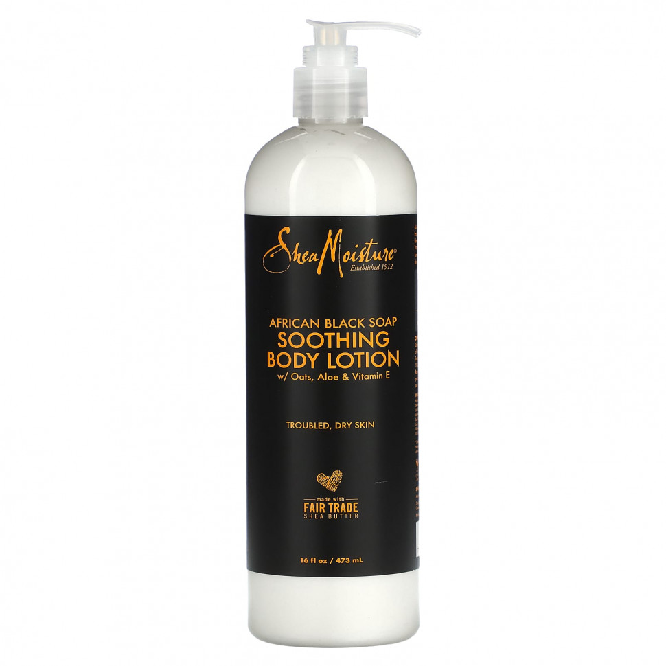   (Iherb) SheaMoisture, African Black Soap,    , 473  (16 . )    -     , -, 