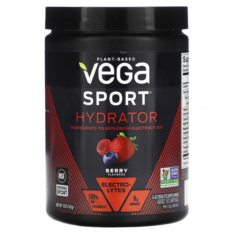 ���� ������ (Iherb) Vega, Sport, ����������� �������� �� ������������ ������, �����, 142 � (5 �����), ������ �� 5220 ���