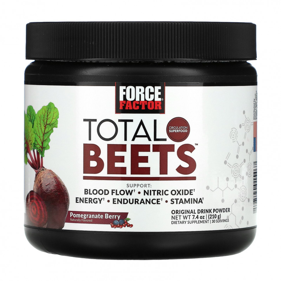   (Iherb) Force Factor, Total Beets,    ,    , 210  (7,4 ),   3750 
