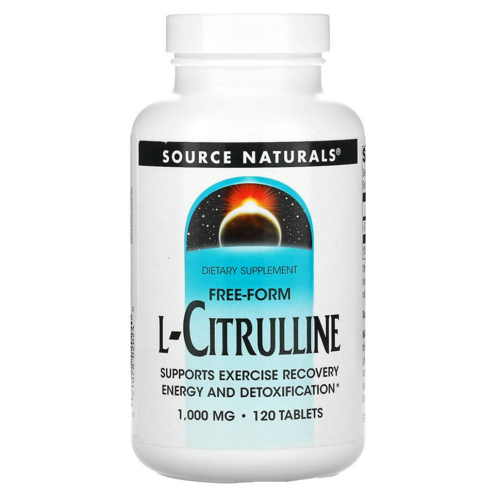 ���� ������ (Iherb) Source Naturals, L-���������, � ��������� �����, 1000 ��, 120 ��������, ������ �� 7280 ���