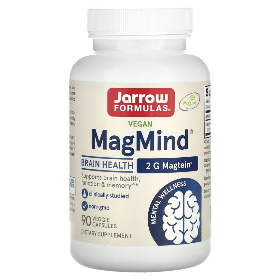 ���� ������ (Iherb) Jarrow Formulas, MagMind, ������, 90 �������������� ������, ������ �� 6600 ���