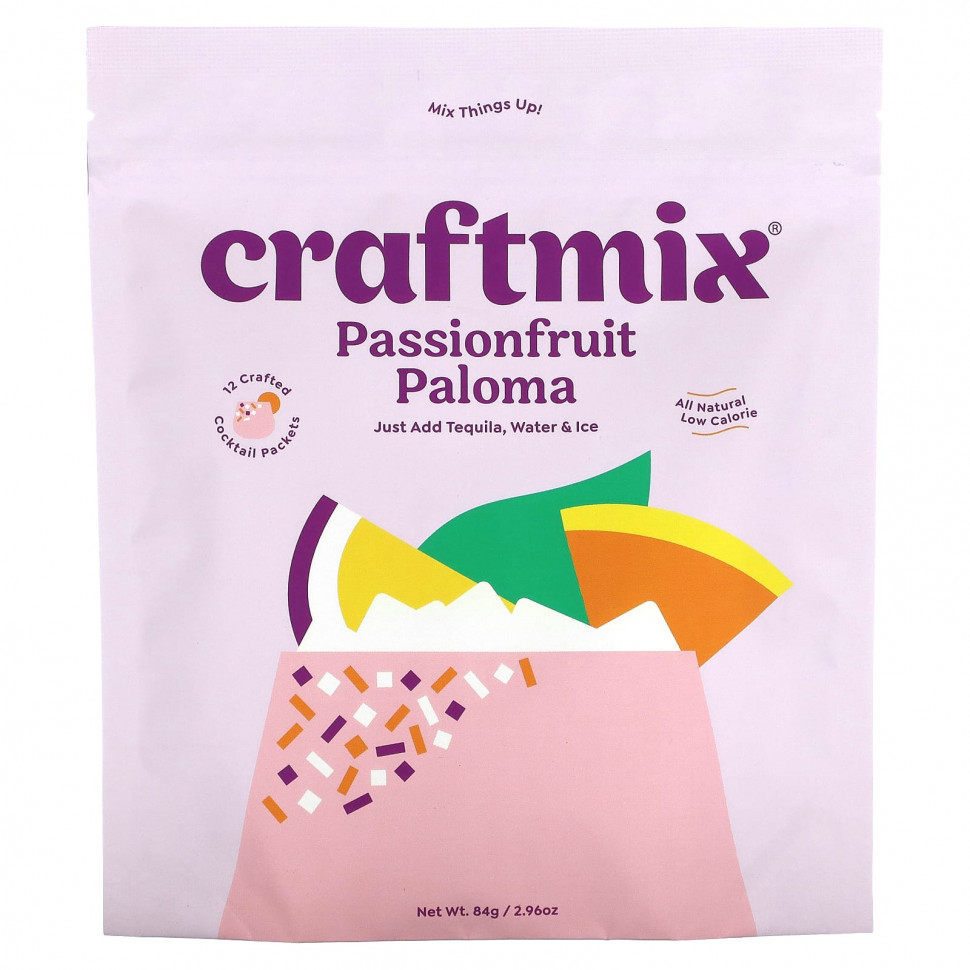 ���� ������ (Iherb) Craftmix, �������� ��� ���������, �������� � ������, 12 ��������� �� 84 � (2,96 �����), ������ �� 3380 ���