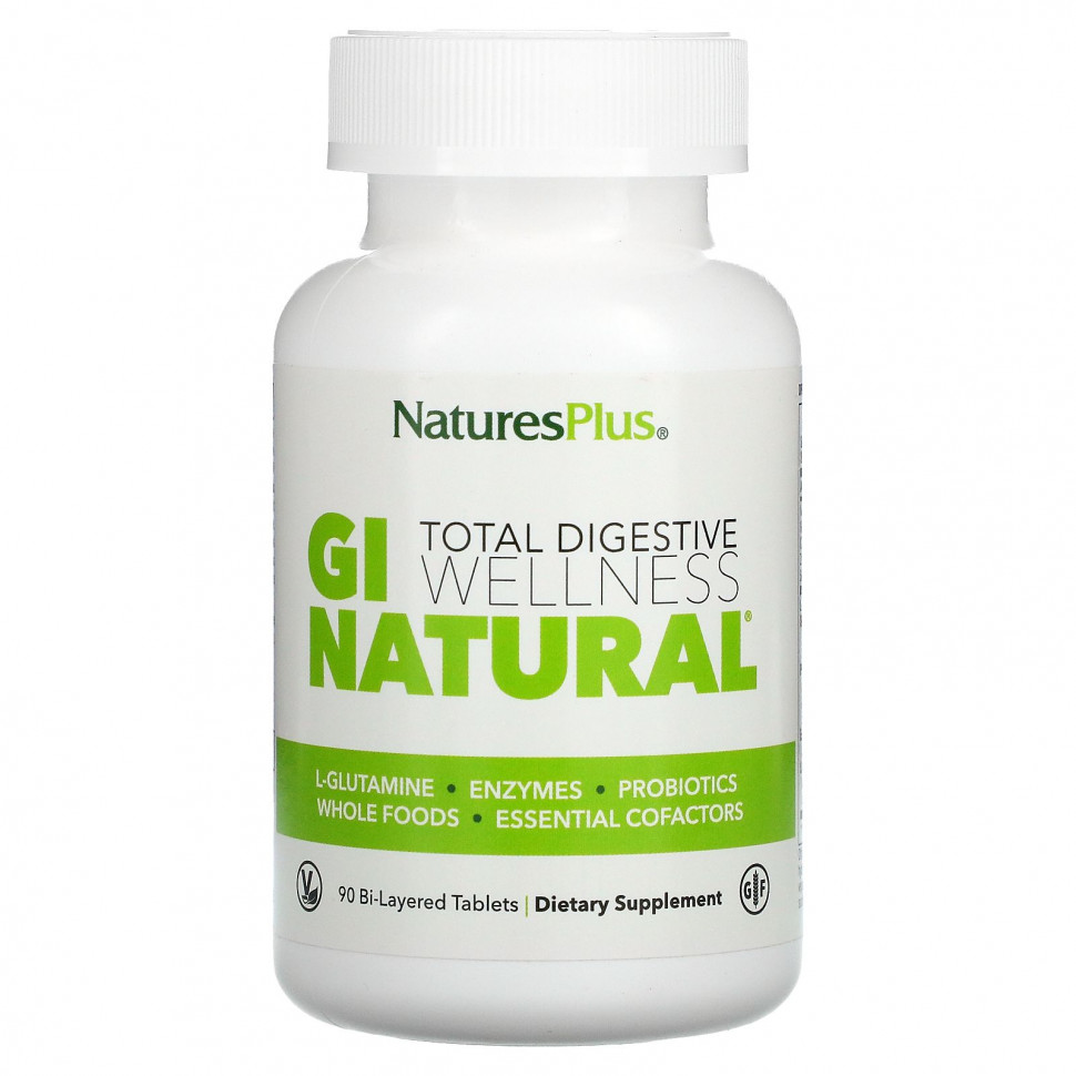���� ������ (Iherb) NaturesPlus, Total Digestive Wellness, GI Natural, �������� ��� ��������������� �������, 90 ����������� ��������, ������ �� 4300 ���