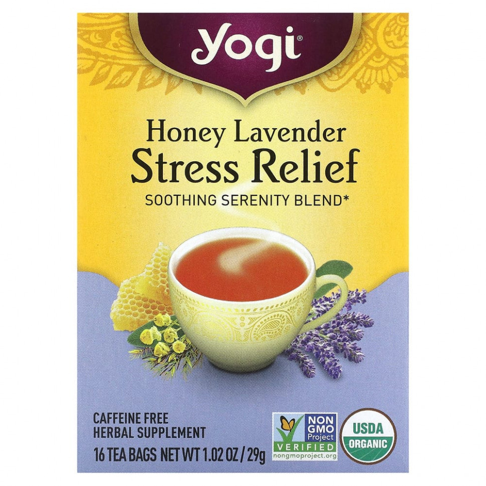   (Iherb) Yogi Tea, Stress Relief,   ,  , 16  , 29  (1,02 )    -     , -, 