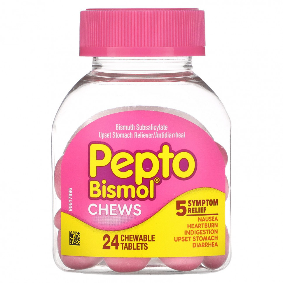   (Iherb) Pepto Bismol,   Pepto Bismol, 24      -     , -, 