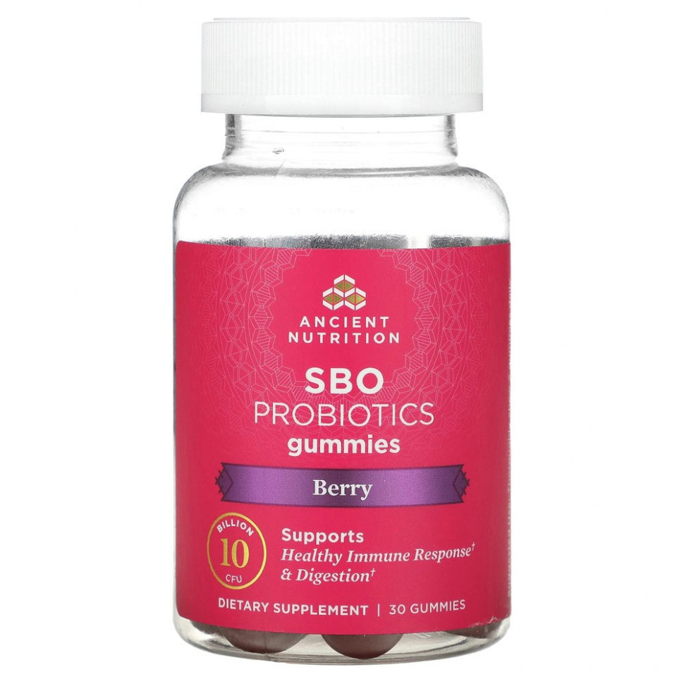 ���� ������ (Iherb) Dr. Axe / Ancient Nutrition, SBO Probiotics, ����������� ����������, 5 ���� ���, 30 ����������� ��������, ������ �� 6570 ���