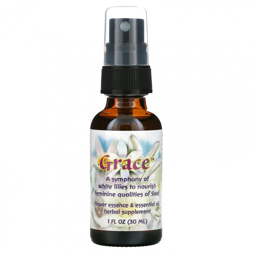   (Iherb) Flower Essence Services, Grace,     , 1   (30 )    -     , -, 