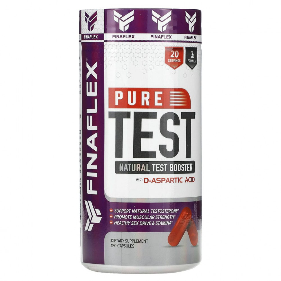 ���� ������ (Iherb) Finaflex, Pure Test, 120 ������, ������ �� 4040 ���