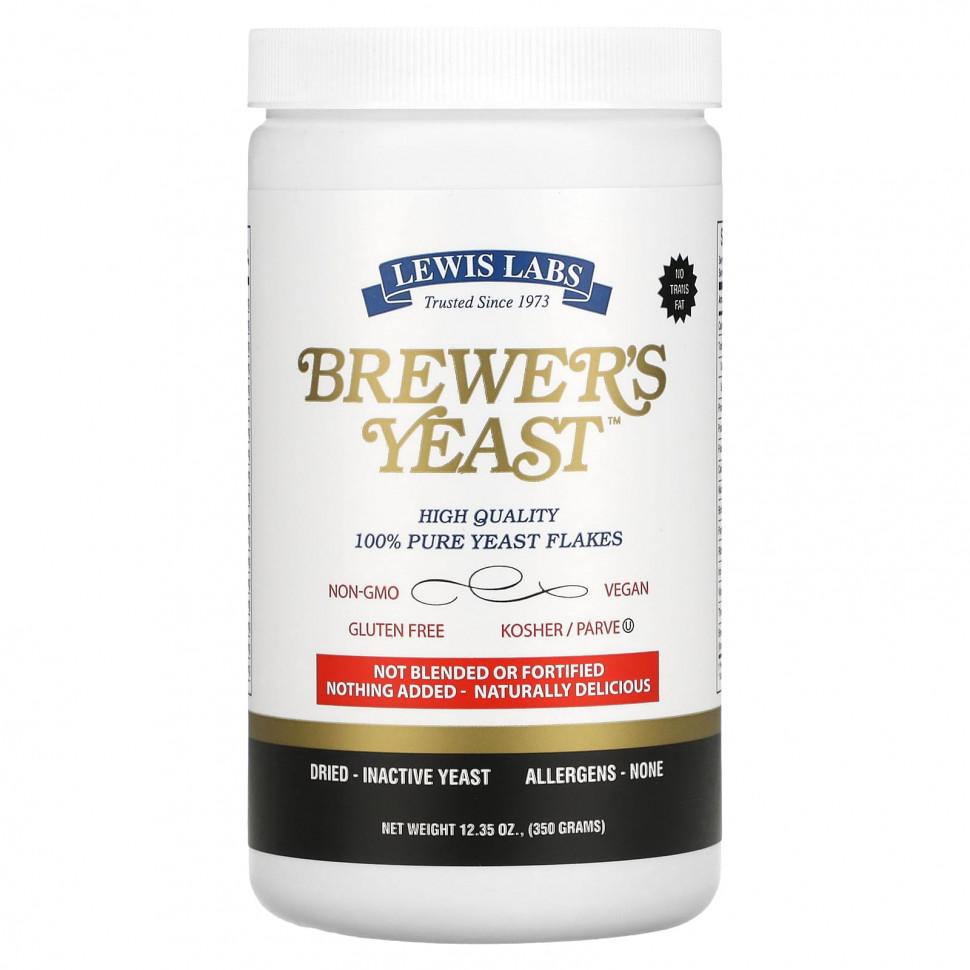   (Iherb) Lewis Labs, Brewer's Yeast , 12.35 oz (350 g),   4870 