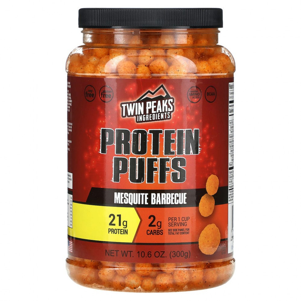 ���� ������ (Iherb) Twin Peaks, Protein Puffs, ������ �� �������, 300 � (10,6 �����), ������ �� 5490 ���