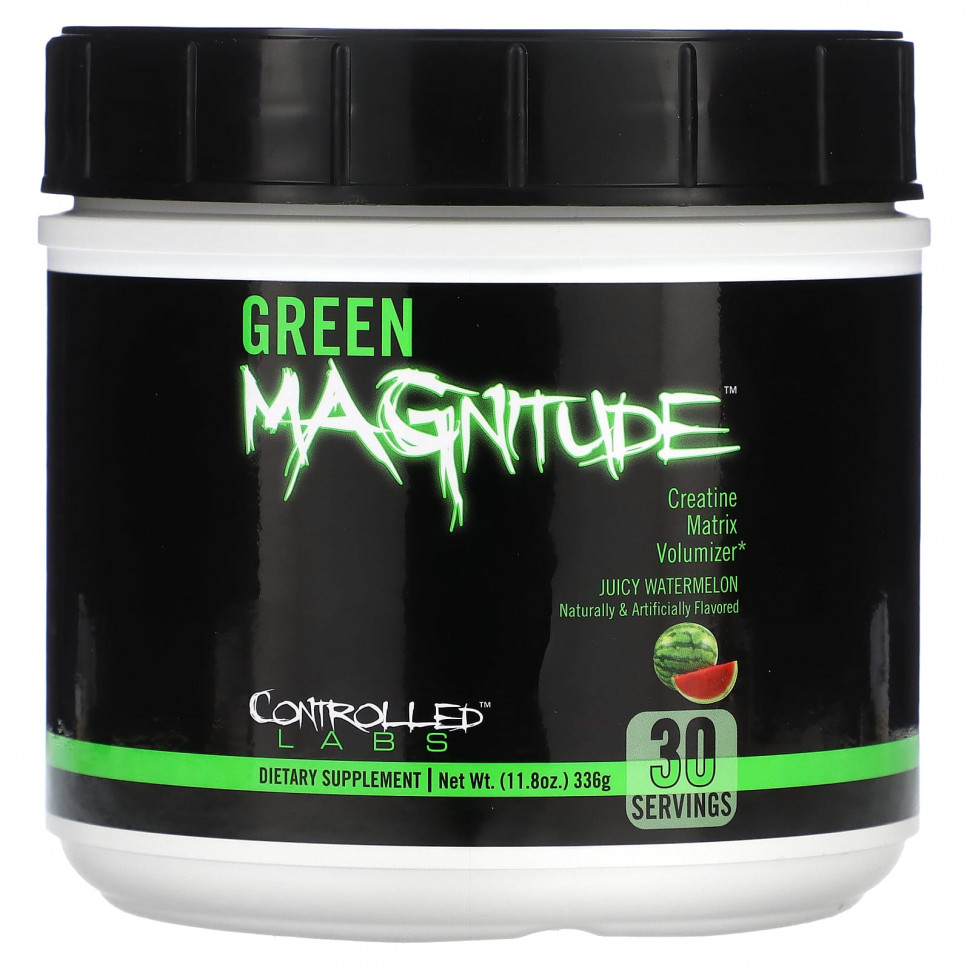 ���� ������ (Iherb) Controlled Labs, Green Magnitude, Creatine Matrix Volumizer, ������ �����, 336 � (11,8 �����), ������ �� 7840 ���