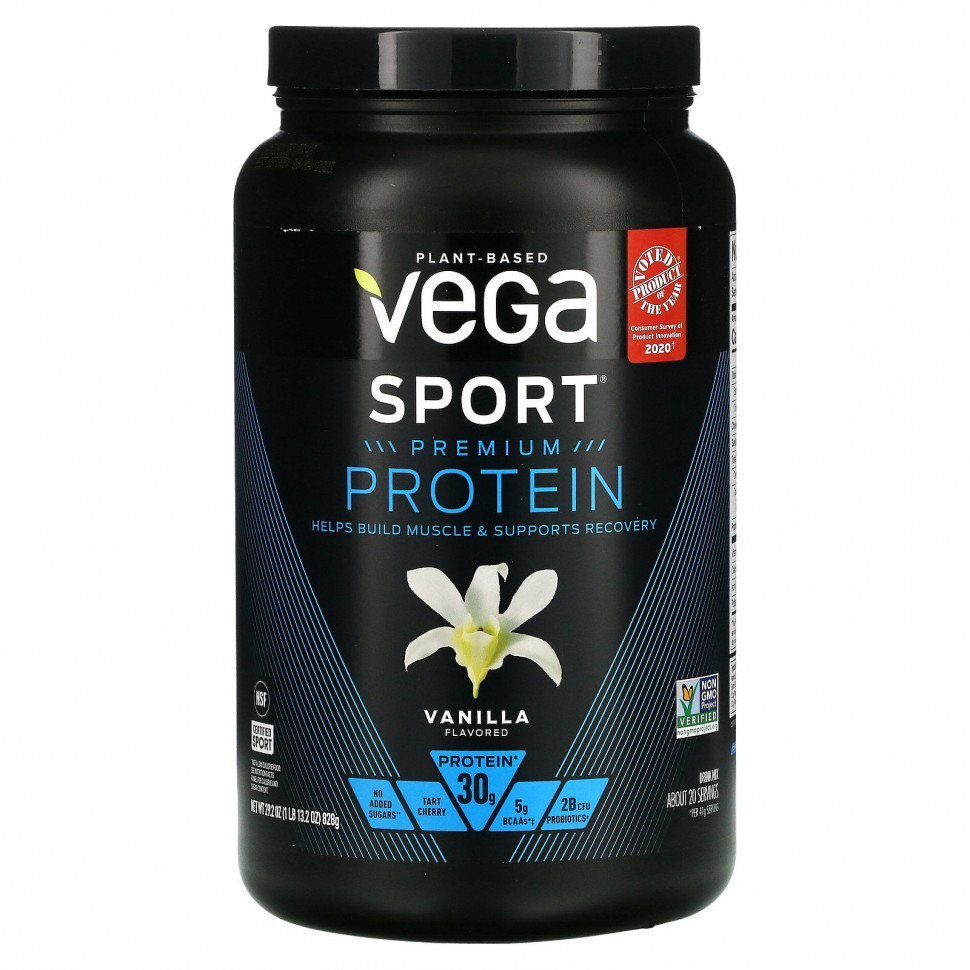 ���� ������ (Iherb) Vega, Sport, ����������� �������, �� ������ ������, 828 � (29,2 �����), ������ �� 10180 ���
