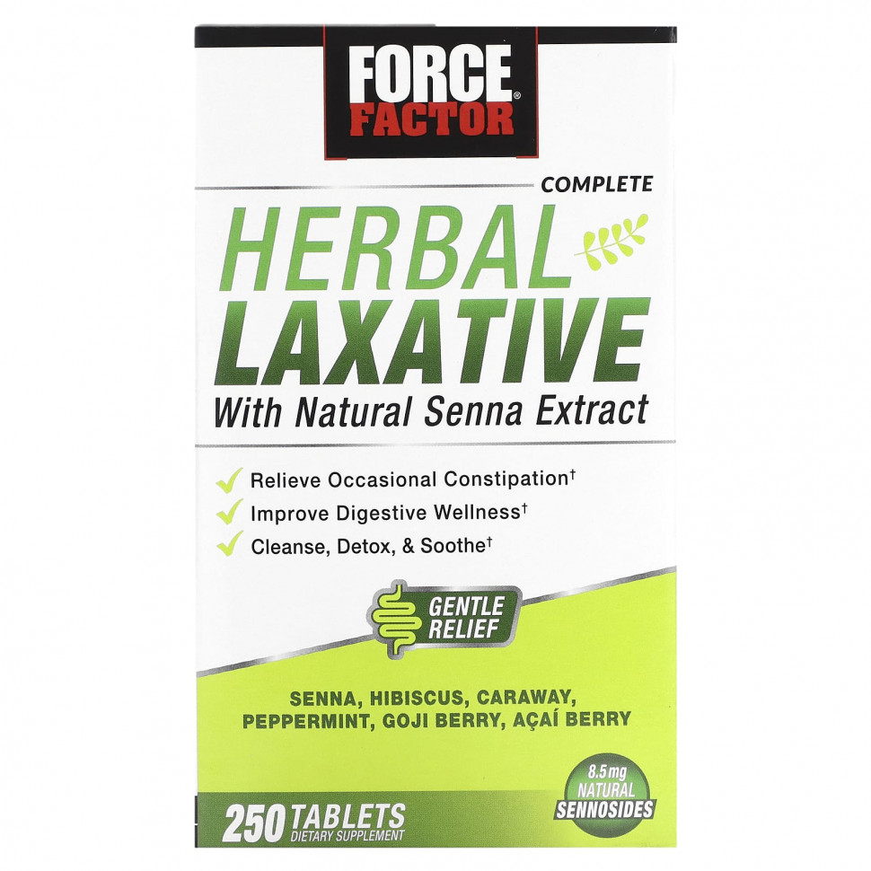 ���� ������ (Iherb) Force Factor, ����������� �������� ������������ � ����������� ���������� �����, 250 ��������, ������ �� 4460 ���