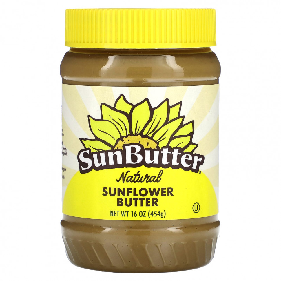 ���� ������ (Iherb) SunButter, ����������� ������� ����� �� �������������, 16 ���. (454 �), ������ �� 2260 ���
