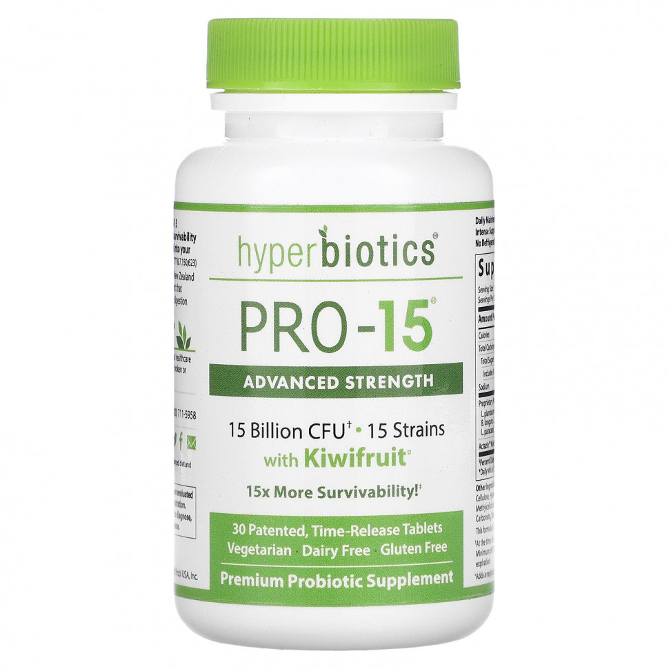   (Iherb) Hyperbiotics, PRO-15 , 15  , 30        -     , -, 