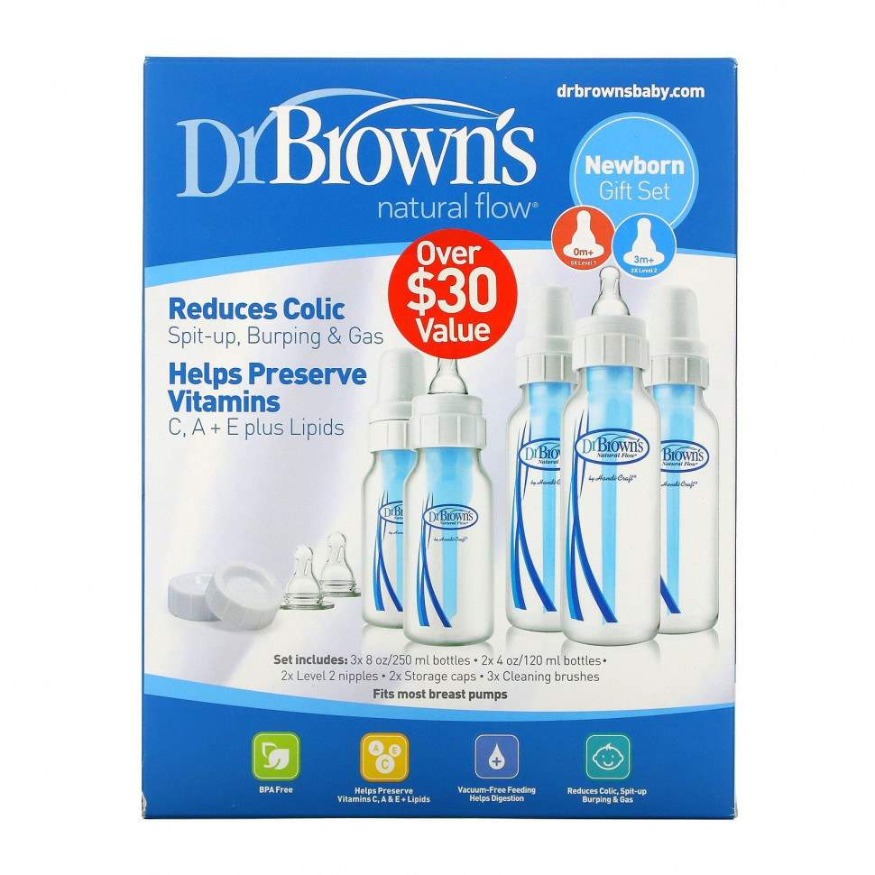 ���� ������ (Iherb) Dr. Brown's, Natural Flow, ����� ��� ��������� �������������, 1 �����, ������ �� 5930 ���