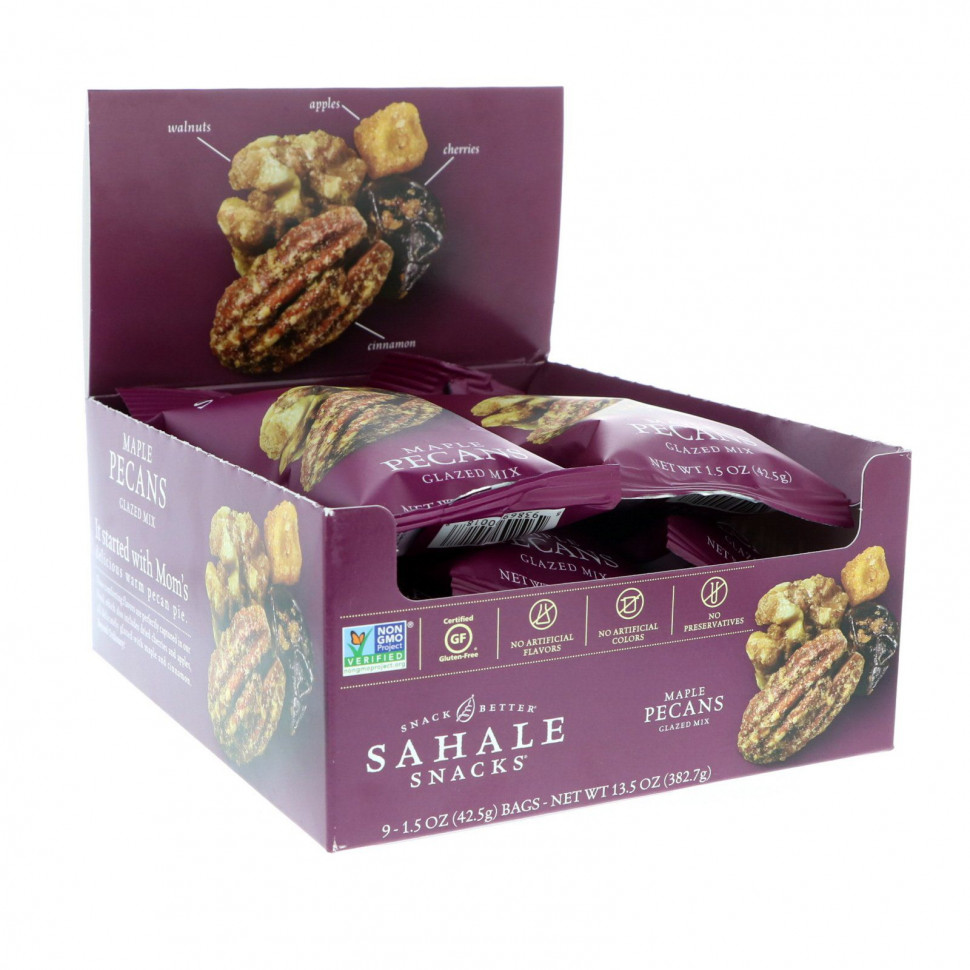   (Iherb) Sahale Snacks,  ,    , 9 , 1,5  (42,5 )    -     , -, 