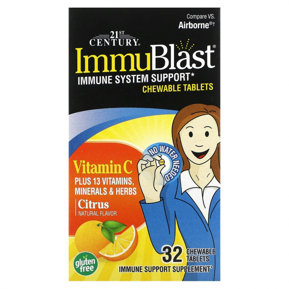   (Iherb) 21st Century, ImmuBlast,  C,   , 32      -     , -, 