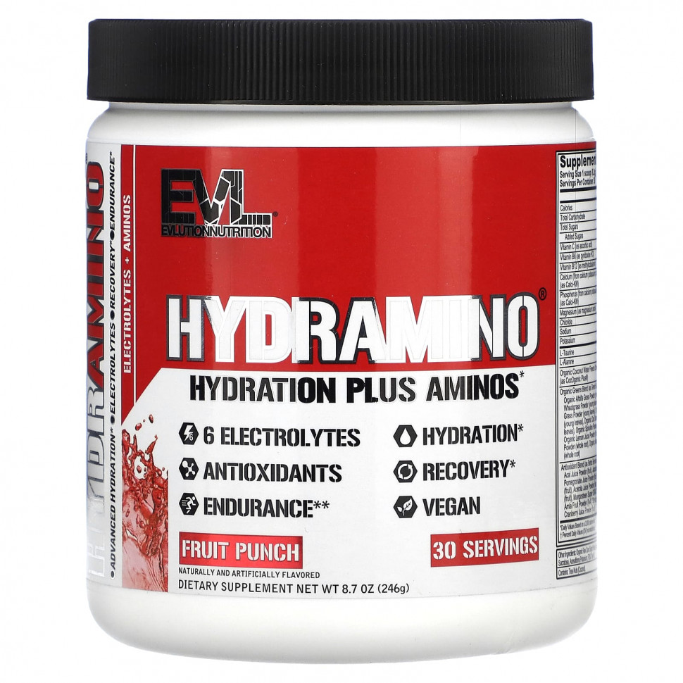 ���� ������ (Iherb) EVLution Nutrition, HydrAmino, ��������� ����, 246 � (8,7 �����), ������ �� 3410 ���
