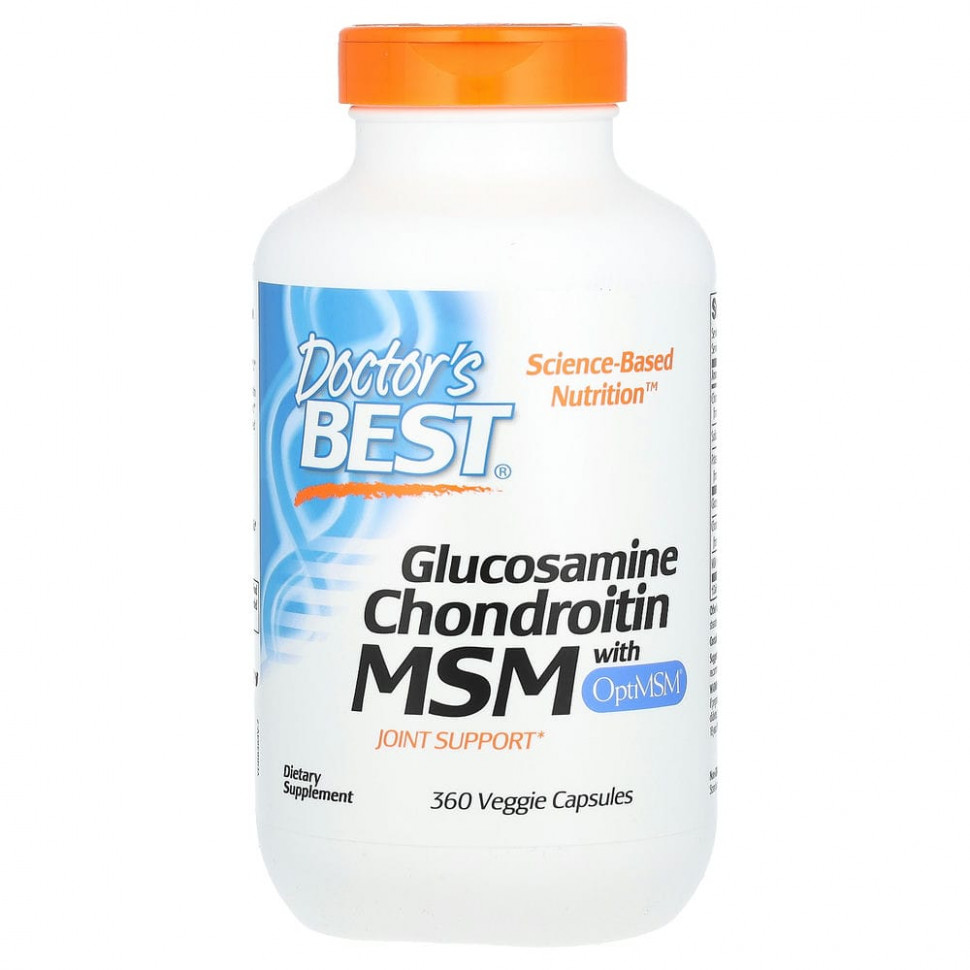 ���� ������ (Iherb) Doctor's Best, ����������, ���������� � ��� � OptiMSM, 360 �������������� ������, ������ �� 8900 ���
