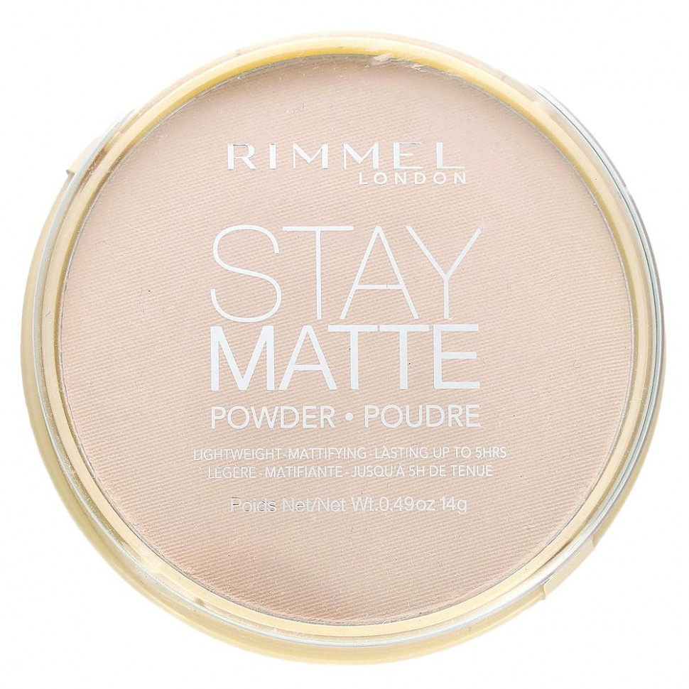 ���� ������ (Iherb) Rimmel London, ������� ����� Stay Matte Powder, 003 Natural, 0,49 ����� (14 �), ������ �� 1090 ���