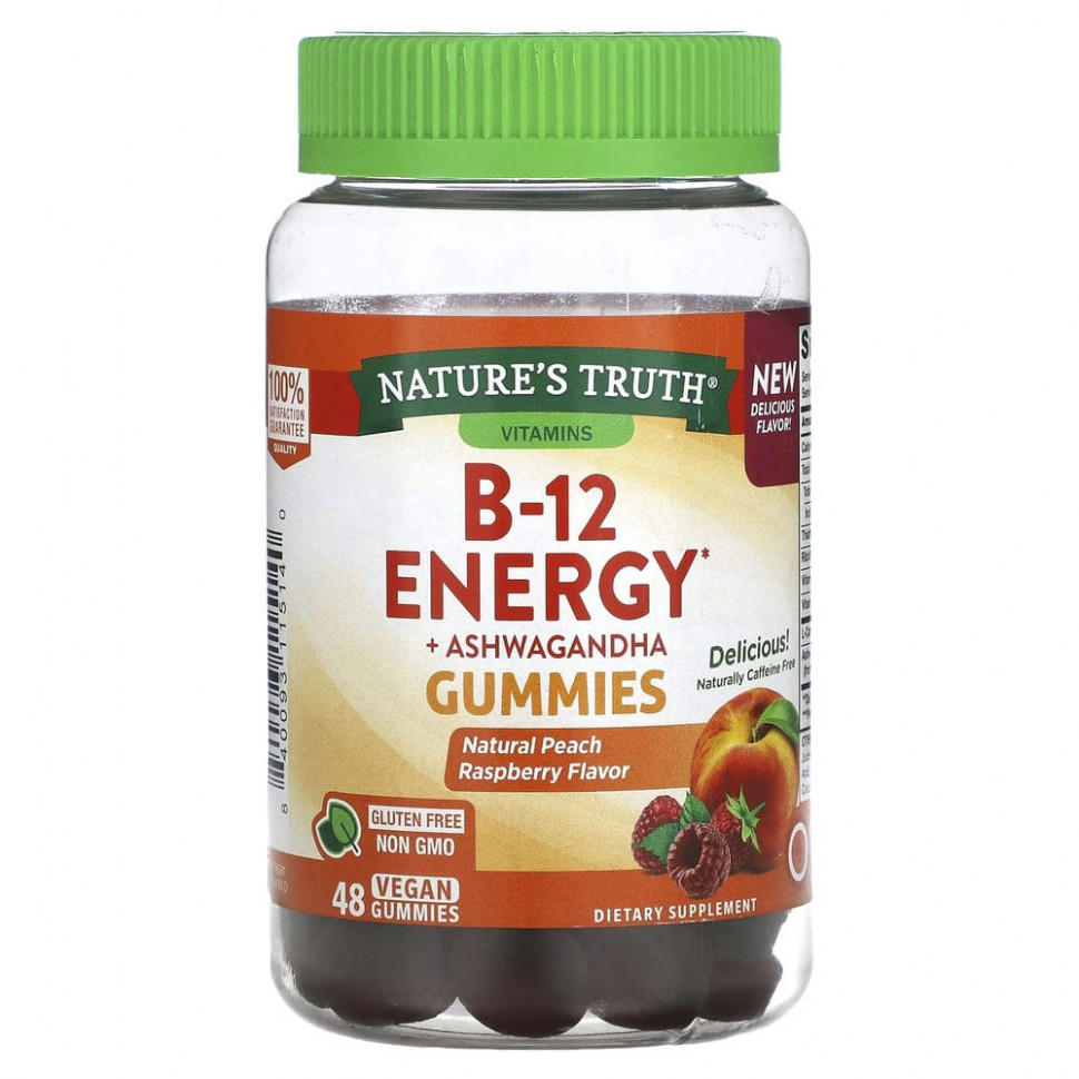 ���� ������ (Iherb) Nature's Truth, B-Energized + �������� ������ B, L-��������, ����������� �������� ���������, ����������� ����������� ������, 48 ��������� ����������� ����������, ������ �� 3060 ���