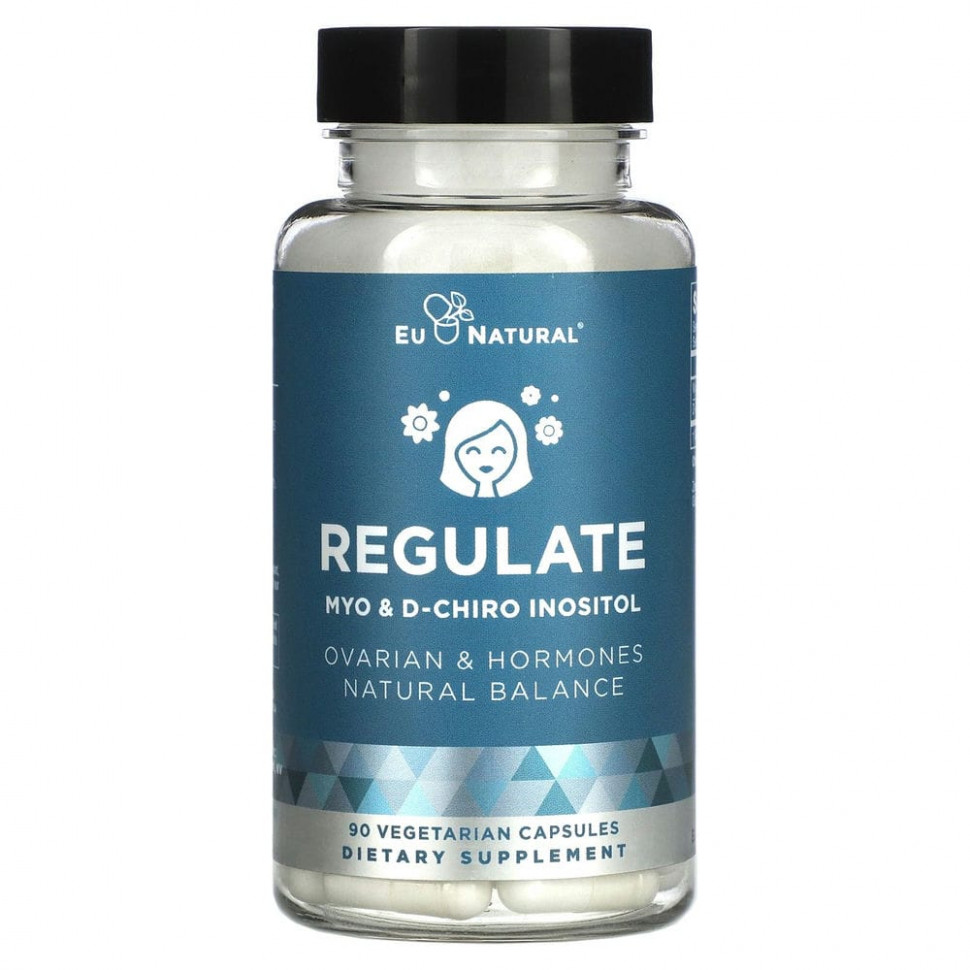 ���� ������ (Iherb) Eu Natural, Regulate, MYO � D-���� ��������, 90 �������������� ������, ������ �� 4330 ���